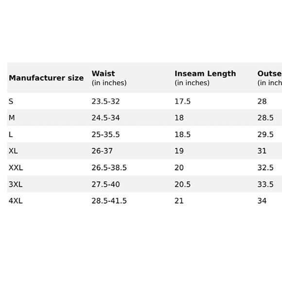 CAWANFLY Men's 4XL Compression Padded 3/4 Cycling MTB Bike Tights NWT - Picture 2 of 2